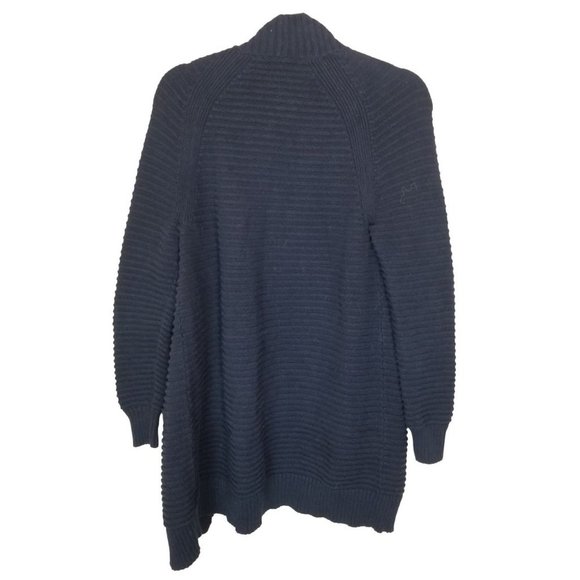 J. Crew Womens S Navy Blue Long Sleeves Open Front - Picture 8 of 8